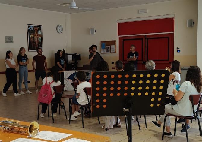 Un momento dell'open day