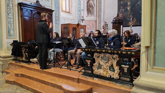 La banda in chiesa