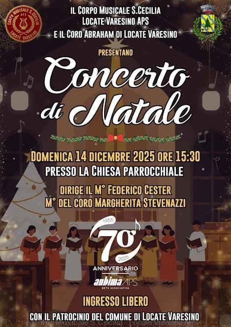Locandina concerto di Natale