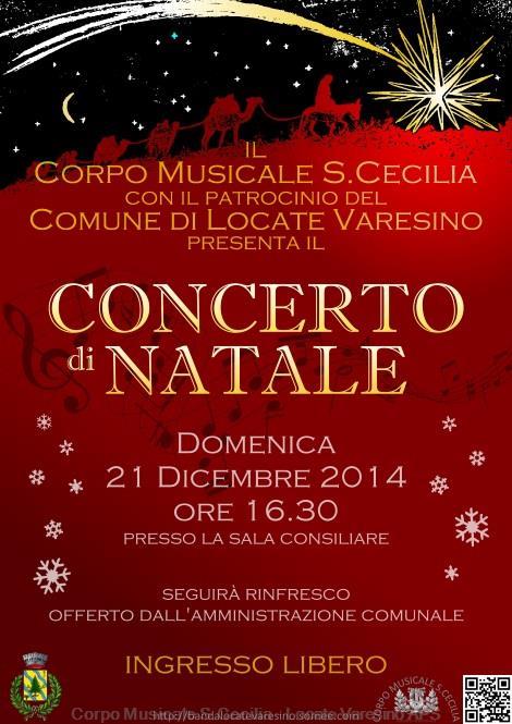 Locandina del concerto