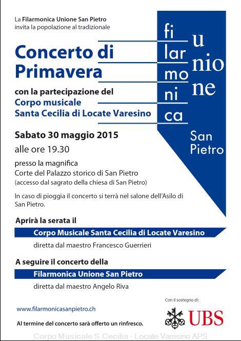 Locandina del concerto