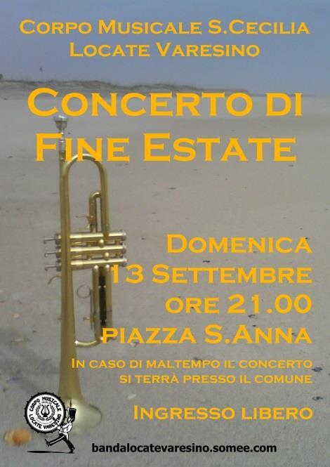 Locandina del concerto