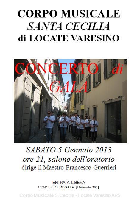 Locandina del concerto