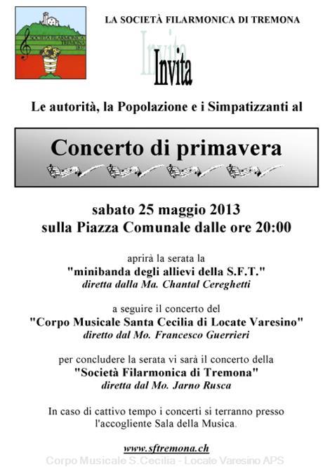 Locandina del concerto